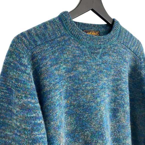 VTG EDDIE BAUER 100% Shetland Wool Sweater - Picture 4 of 16